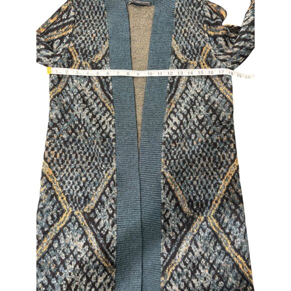 Peruvian Connection Open Front Cardigan Sweater Baby Alpaca Blend Womens Size S - Picture 5 of 7